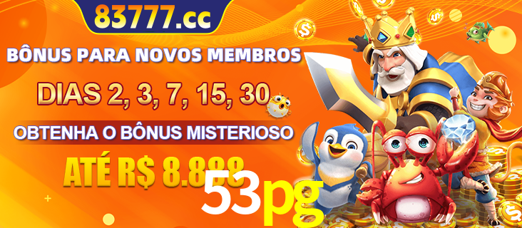 Anúncio dos benefícios para Membro VIP Sênior na plataforma 53pg, incluindo bônus promocionais, semanais e mensais, ilustrado com o personagem Fortune Tiger.