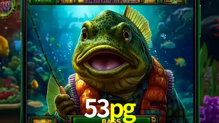 Personagem de peixe pescador do popular jogo de slot com tema de pescaria, uma das emocionantes opções de caça-níqueis para jogar e ganhar no cassino 53pg.
